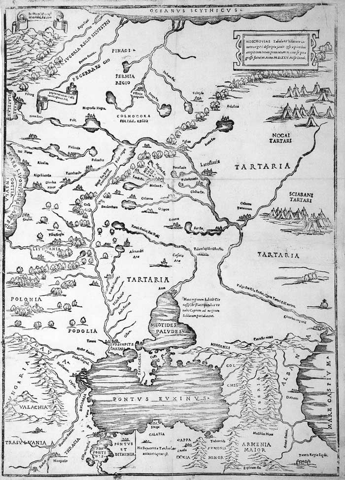 1525 Moscoviae Battista Agnese L