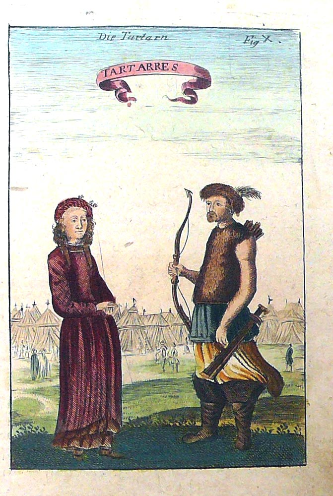«Татары» в изображении Мале (Allain Manesson Mallet)